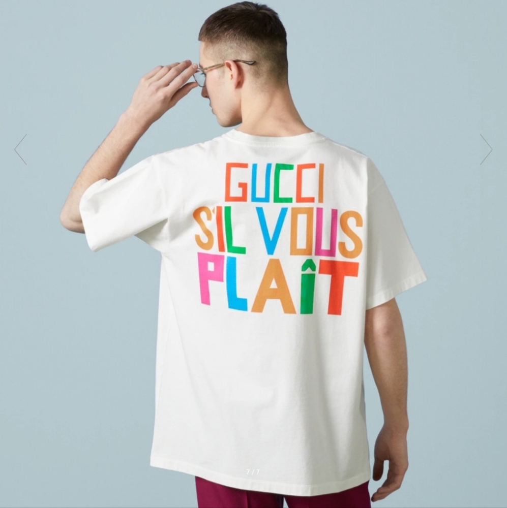Gucci Multicolor Graphic T-Shirt Size M